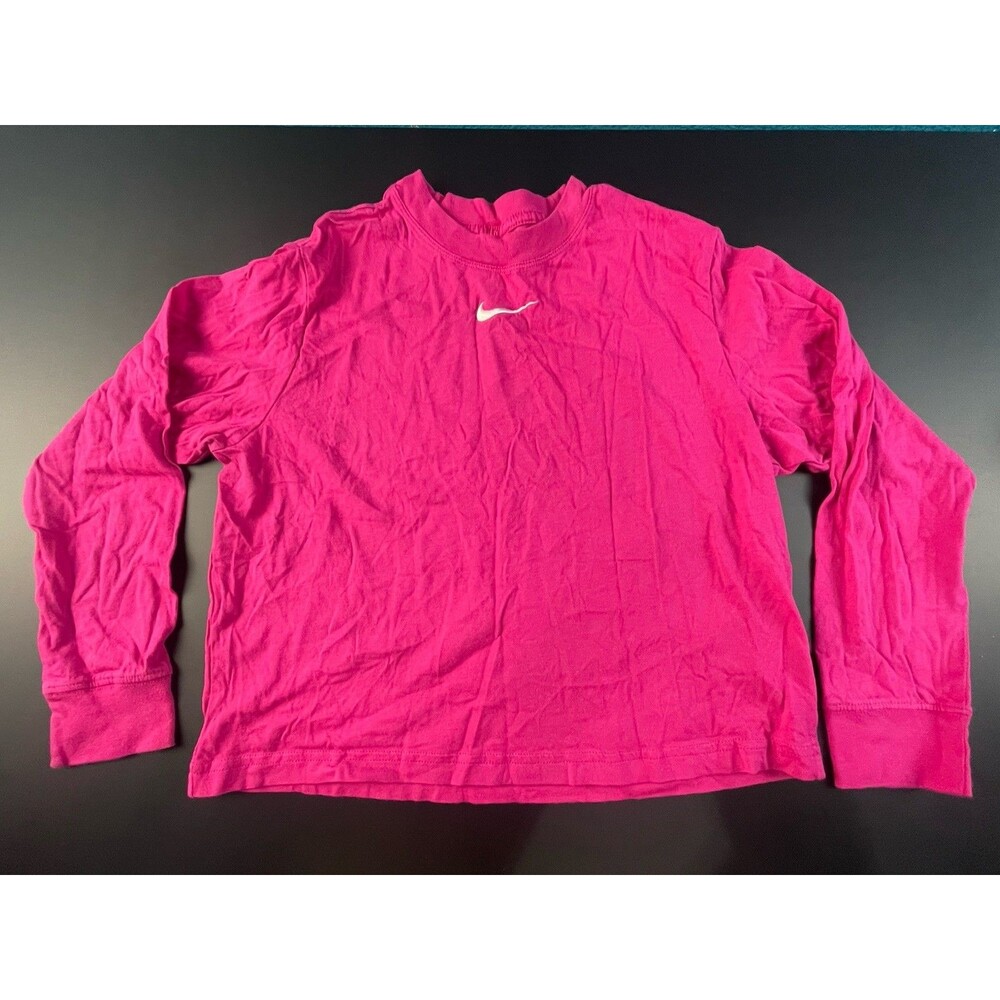 Women's Center Swoosh Long Sleeve Crop Top